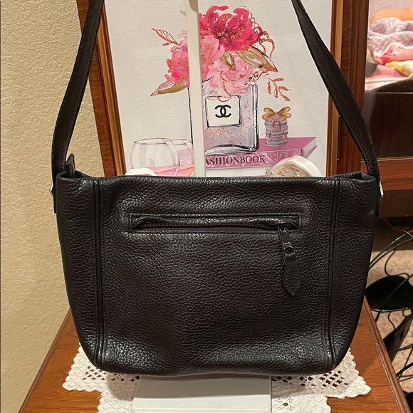 Brighton Black Leather Shoulder Bag - Picture 2 of 6